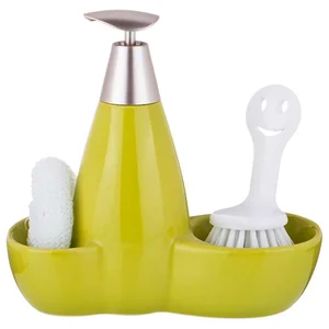 Lefard Дозатор Для Моющего Средства fresh 500 Мл + Губка И Щетка 20*9*18 См 755-021