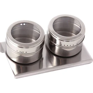 Lefard Набор Для Специй Agness монблан 3 Пр.на Магнитах, В Т.ч. Метал.подставка 14*9*5 См 912-008