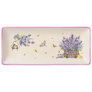 Lefard Блюдо прованс Лаванда 28*12 См. Высота=3 См. 358-2000