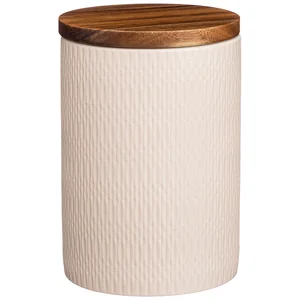 Lefard Банка С Деревянной Крышкой Bronco crocus 16*11 См Мл Бежевая 263-1064