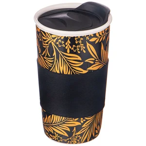 Lefard Кружка Кофемания С Пласт. Крышкой И С Сил Ободком, 450мл 756-351