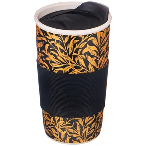 Lefard Кружка Кофемания С Пласт. Крышкой И С Сил Ободком, 450мл 756-352