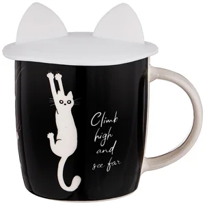 Lefard Кружка С Силиконовой Крышкой котомания 380мл 756-282