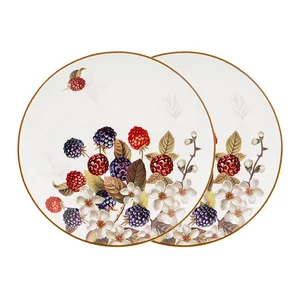 Lefard Набор Тарелок Закусочных ежевика 2 Шт. 20,5 См 104-561