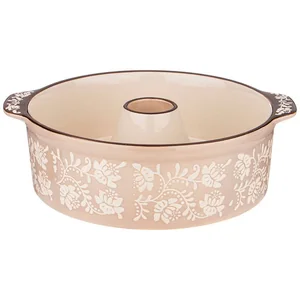 Lefard Форма Для Выпечки Круглая 2200 Мл 28*24*8 Cм Бежевая 777-054