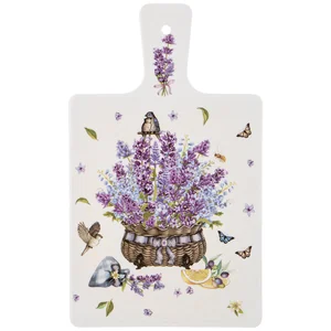 Lefard Доска Сервировочная С Ручкой прованс Лаванда 30,5*18,5*1 См 359-836