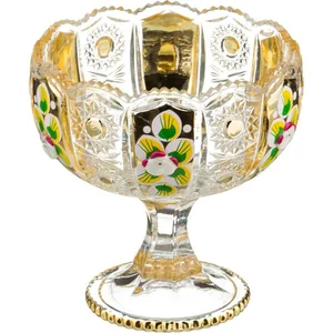 lefard Конфетница На Ножке lefard Gold Glass Диаметр=12,5 См Высота=13 См 195-109