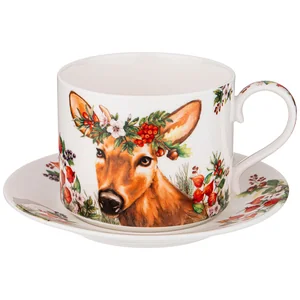 Lefard Чайная Пара лесная Сказка Олень 300 Мл 590-378