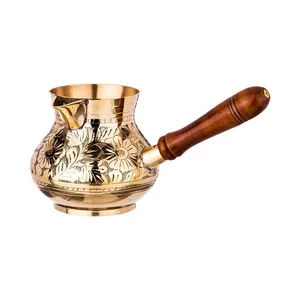 Lefard Турка Резная graving 450мл. Латунь 733-107