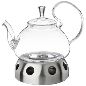 Lefard Чайник Заварочный Agness С Фильтром Из Нжс И Подставкой Для Подогрева 800 Мл 891-035