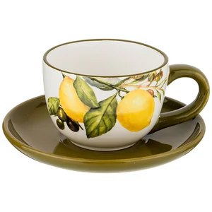 Lefard Чайный Набор На 1 Персону лемон Три 15*15 См. Высота=7 См. / 220 Мл. 358-1578