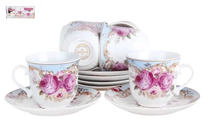 КОРАЛЛ Набор кофейный 12пр Бель флер BL140-F02