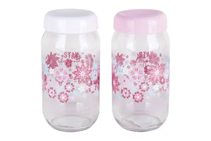 КОРАЛЛ Банка д/сып. продуктов 1000мл. Flora микс 2цв. 132080-C