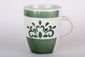КОРАЛЛ Кружка 360мл. Дамаск зеленый RX011