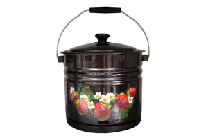 КМК Ведро 10л с кр.с рис. (коричн.) 41204-222/6-У2