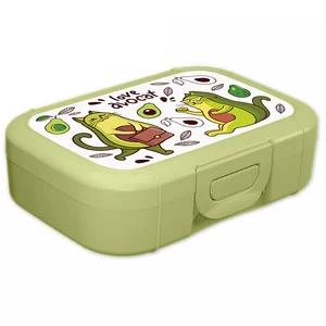 DELTA Ланч-бокс 0,85 л с декором (салатовый) 221180820/04