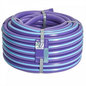 DELTA Шланг поливочный 3/4 дюйма, 20 м, 3-слойный армированный ЛАВАНДА