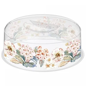 DELTA Крышка для СВЧ 250 мм Bergamo с декором (бесцветный) 221159801/00