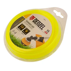 Denzel Леска для триммера, звезда 3 мм х 15 м, блистер Flex cord 96113