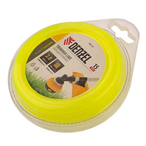 Denzel Леска для триммера, квадрат 2 мм х 15 м, блистер Flex cord 96115