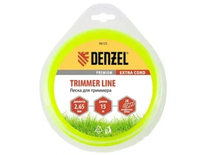 Denzel Леска для триммера двухкомпонентная, квадратная 2.65 мм x 15 м Extra cord 96125