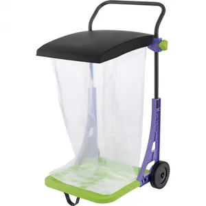 Palisad Тележка под мусорные пакеты с крышкой, 1 пакет в комплекте 68933