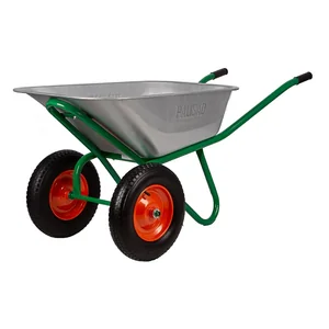 Palisad Тачка садово-строительная, 2-х колесная, усиленная, грузоподъемность 320 кг, объем 100 л 68923