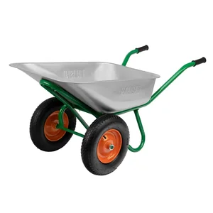 Palisad Тачка садово-строительная, 2-х колесная, усиленная, грузоподъемность 320 кг, объем 100 л 689233