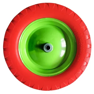 Сибртех Колесо полиуретановое 4.80/4-8, длина оси 90 мм, подшипник 20 мм 689775