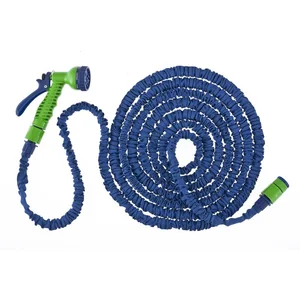 Сибртех Набор поливочный, растягивающийся шланг 20 м, 7 режимов пистолет, соединитель, адаптер 67545