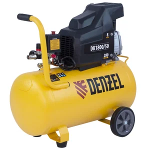 Denzel Компрессор воздушный DK1800/50, Х-PRO 1.8 кВт, 280л/мин, 50л 58068
