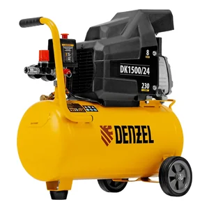 Denzel Компрессор воздушный DK1500/24, Х-PRO 1.5 кВт, 230 л/мин, 24 л 58063
