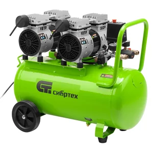 Сибртех Компрессор безмаслянный малошумный МБ 2000/50 58007