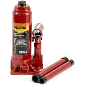 Sparta Домкрат гидравлический бутылочный, 3т, h подъема 180-340 мм 50322