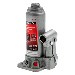 Matrix Домкрат гидравлический бутылочный, 3 т, высота подъема 194-372 мм, в пластиковый кейсе 50752