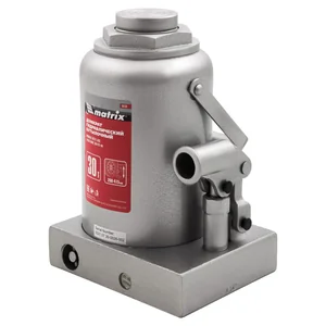 Matrix Домкрат гидравлический бутылочный, 30 т, высота подъема 260-415 мм 50735