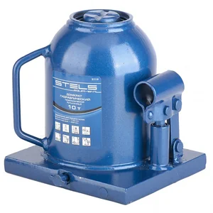 Stels Домкрат гидравлический бутылочный телескопический, 10 т, H подъема 170-430 мм 51119