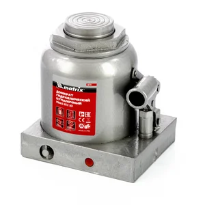 Matrix Домкрат гидравлический бутылочный, 50 т, h подъема 236-356 мм 50779