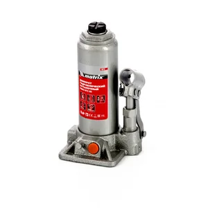 Matrix Домкрат гидравлический бутылочный, 4 т, h подъема 194-372 мм, в пластиковом кейсе 50775