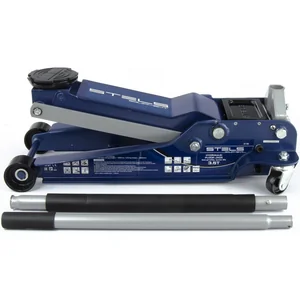 Stels Домкрат гидравлический подкатной, быстрый подъем, 3.5т, Low Profile Quick, 100-565 мм, профессиональный 51135