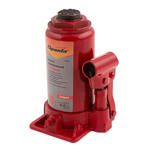 Sparta Домкрат гидравлический бутылочный 10 т, h подъема 190-370 мм 50335 Compact