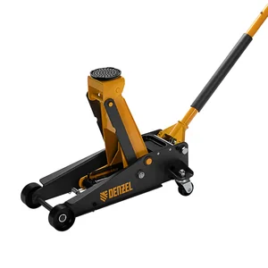 Denzel Домкрат гидравлический подкатной 3 т, с фиксатором, быстрый подъем, 135-480 мм, профессиональный 51138