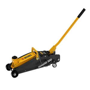 Denzel Домкрат гидравлический подкатной с фиксатором, 2,8 т, 135-385 мм, в кейсе 51156