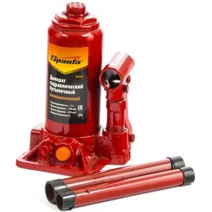 Sparta Домкрат гидравлический бутылочный телескопический, 2 т, h подъема 170-410 мм 50341
