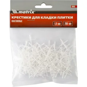 Matrix Крестики, 1.0 мм, для кладки плитки, 200 шт 88083