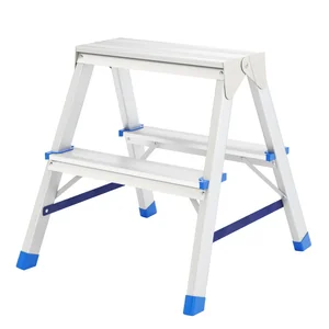 Сибртех Стремянка двусторонняя 2 ступени, алюминиевая, Россия, 97922