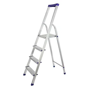 Сибртех Стремянка алюминиевая с органайзером Универсал, 4 ступени, Россия, 97894