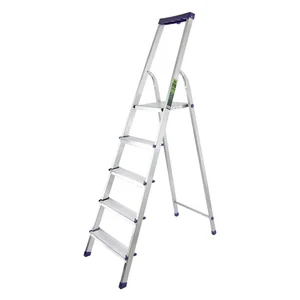 Сибртех Стремянка алюминиевая с органайзером Универсал, 5 ступеней, Россия, 97895