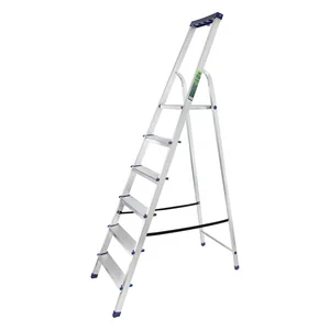 Сибртех Стремянка алюминиевая с органайзером  Универсал, 6 ступеней, Россия, 97896