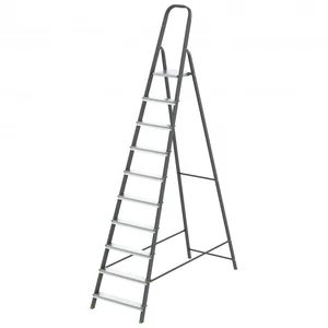 Сибртех Стремянка, 10 ступеней, стальной профиль, алюминиевые ступени Россия 97960